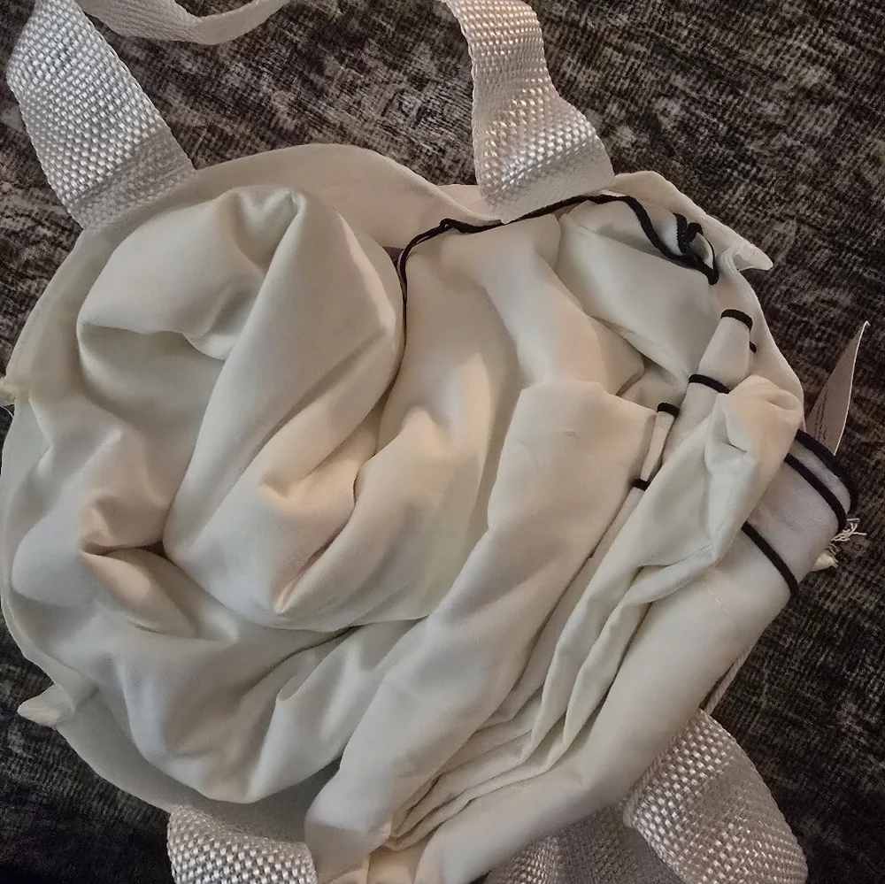 Lush Decor Hampton Embroidered Edge Cotton 3 Piece Duvet Cover Set King B&W - Picture 10 of 11